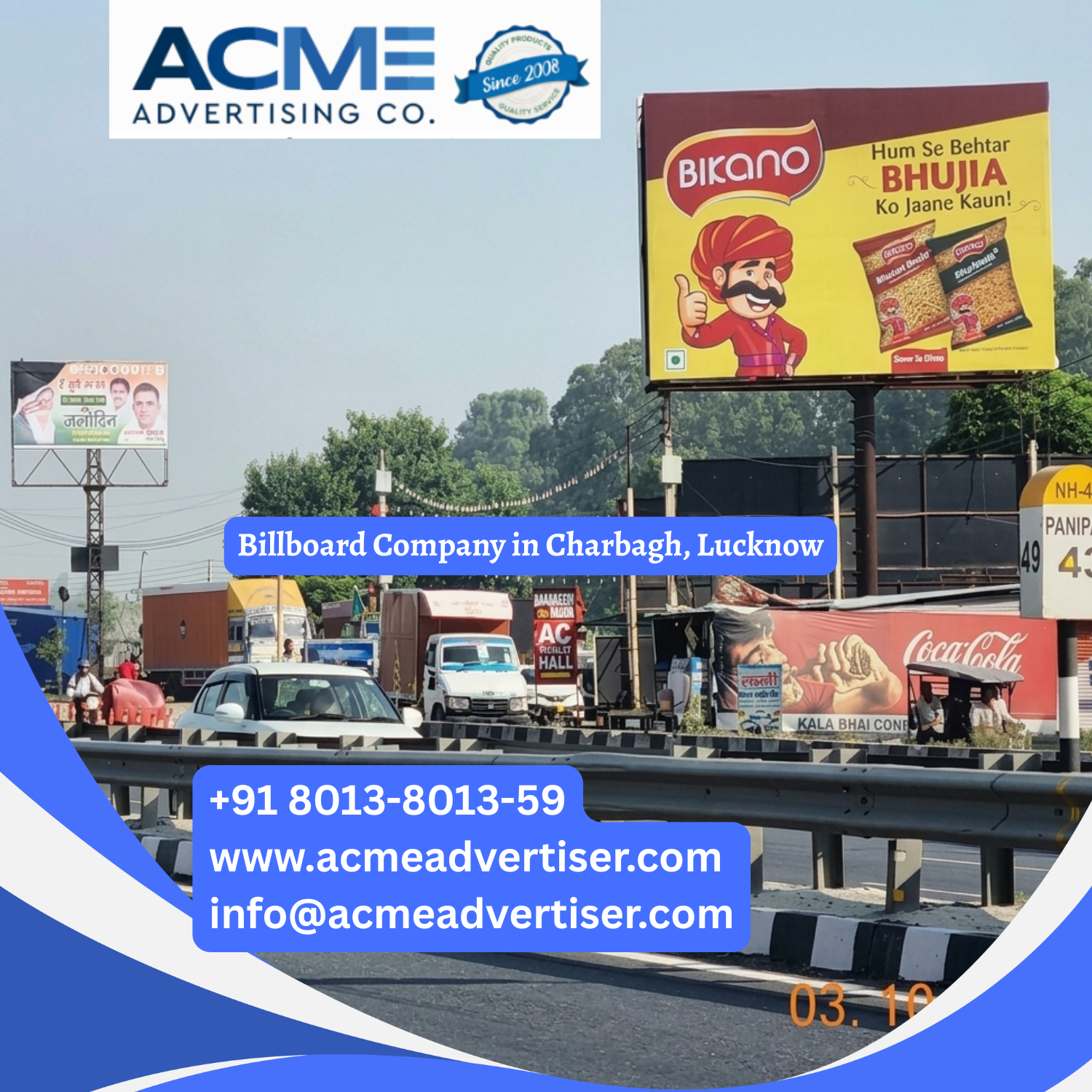 Billboard Company in Charbagh, Lucknow - Lucknow