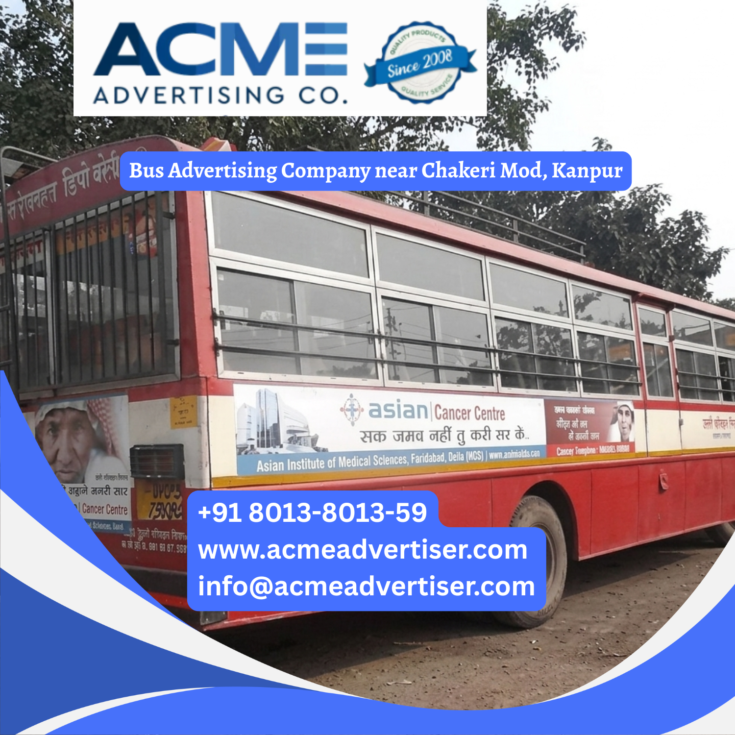 Bus Advertising Company near Chakeri Mod, Kanpur - 