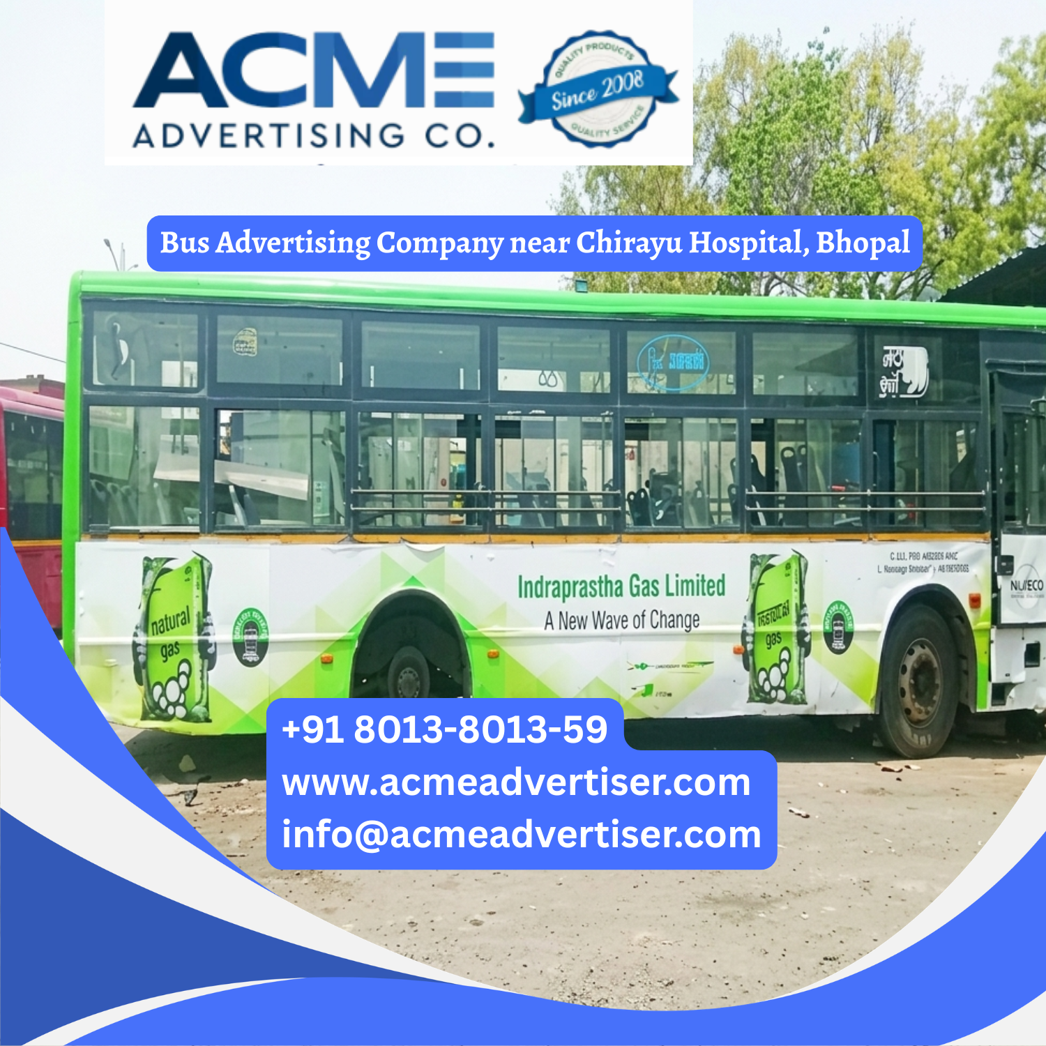 Bus Advertising Company near Chirayu Hospital, Bhopal - 