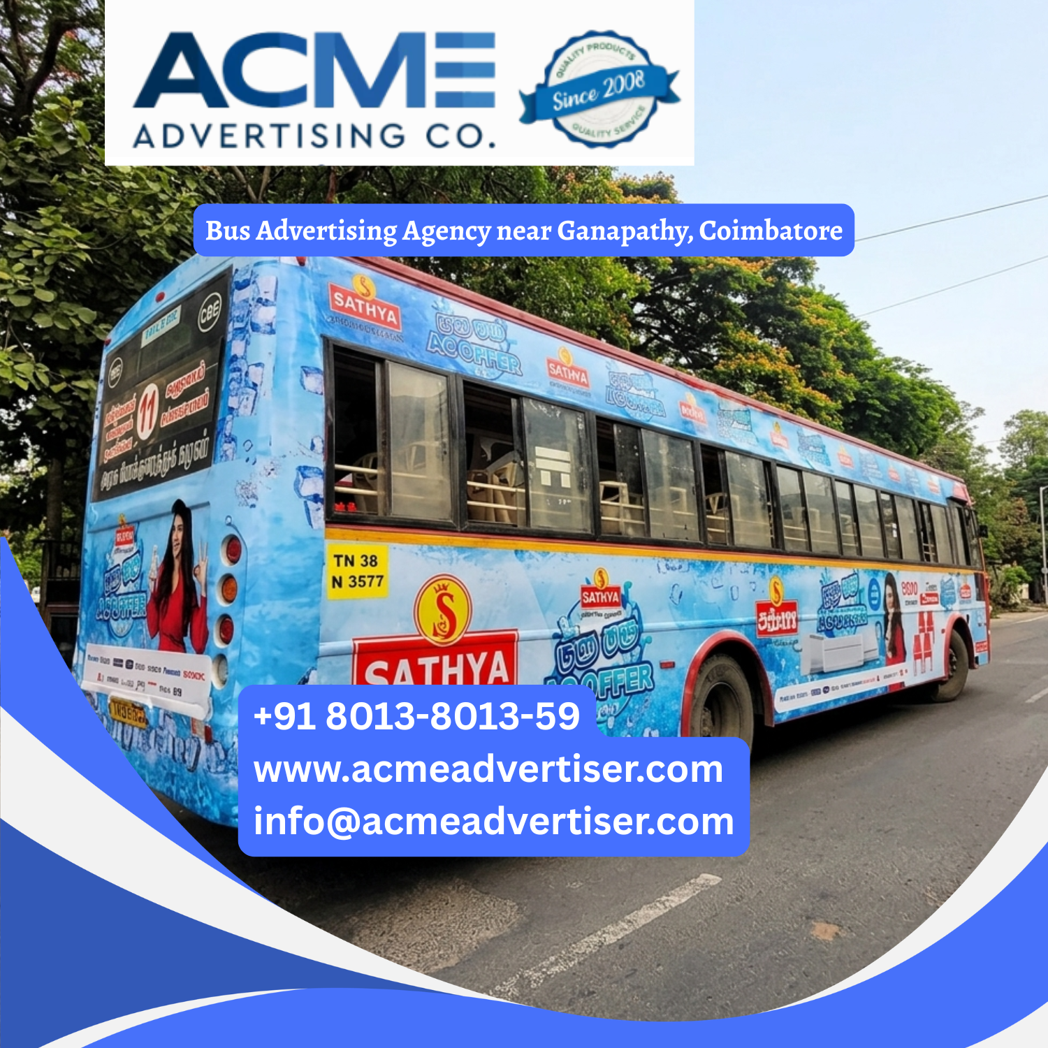 Bus Advertising Agency near Ganapathy, Coimbatore - 