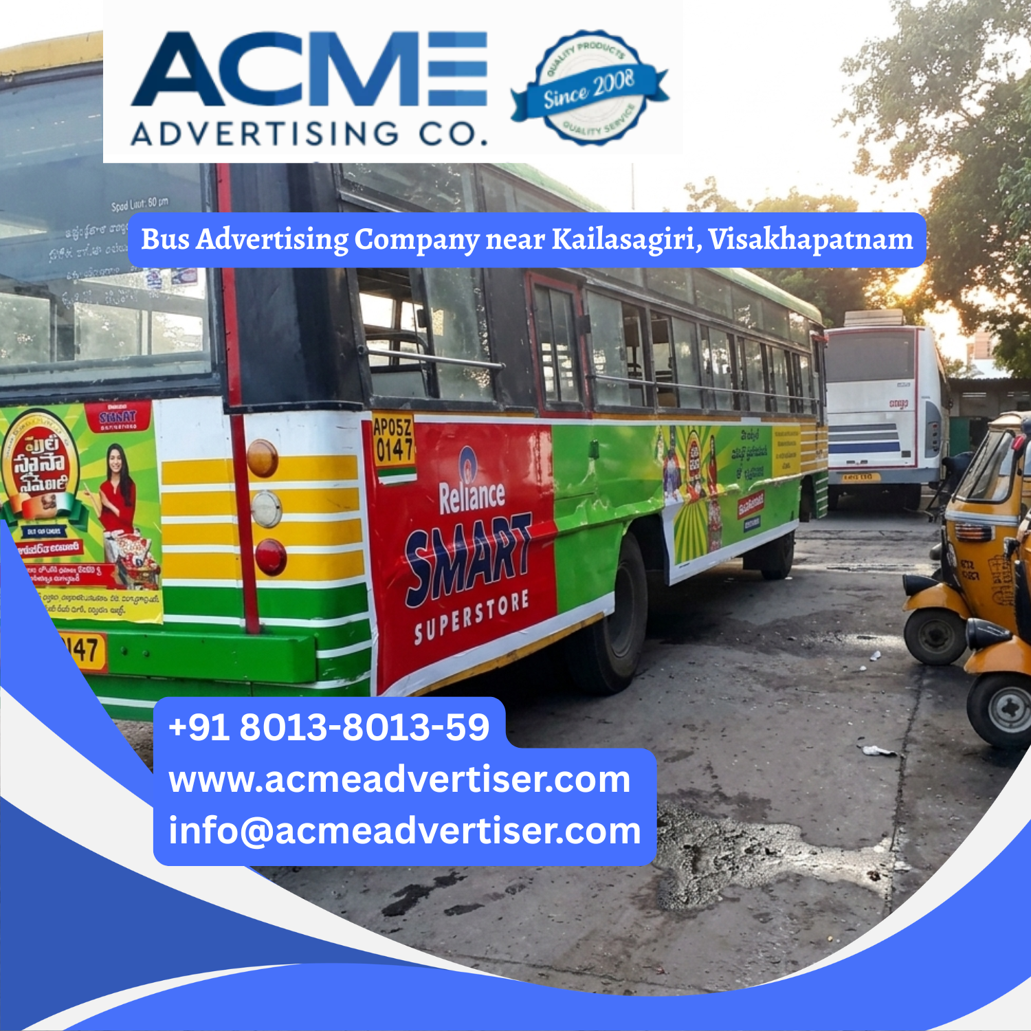 Bus Advertising Company near Kailasagiri, Visakhapatnam - 