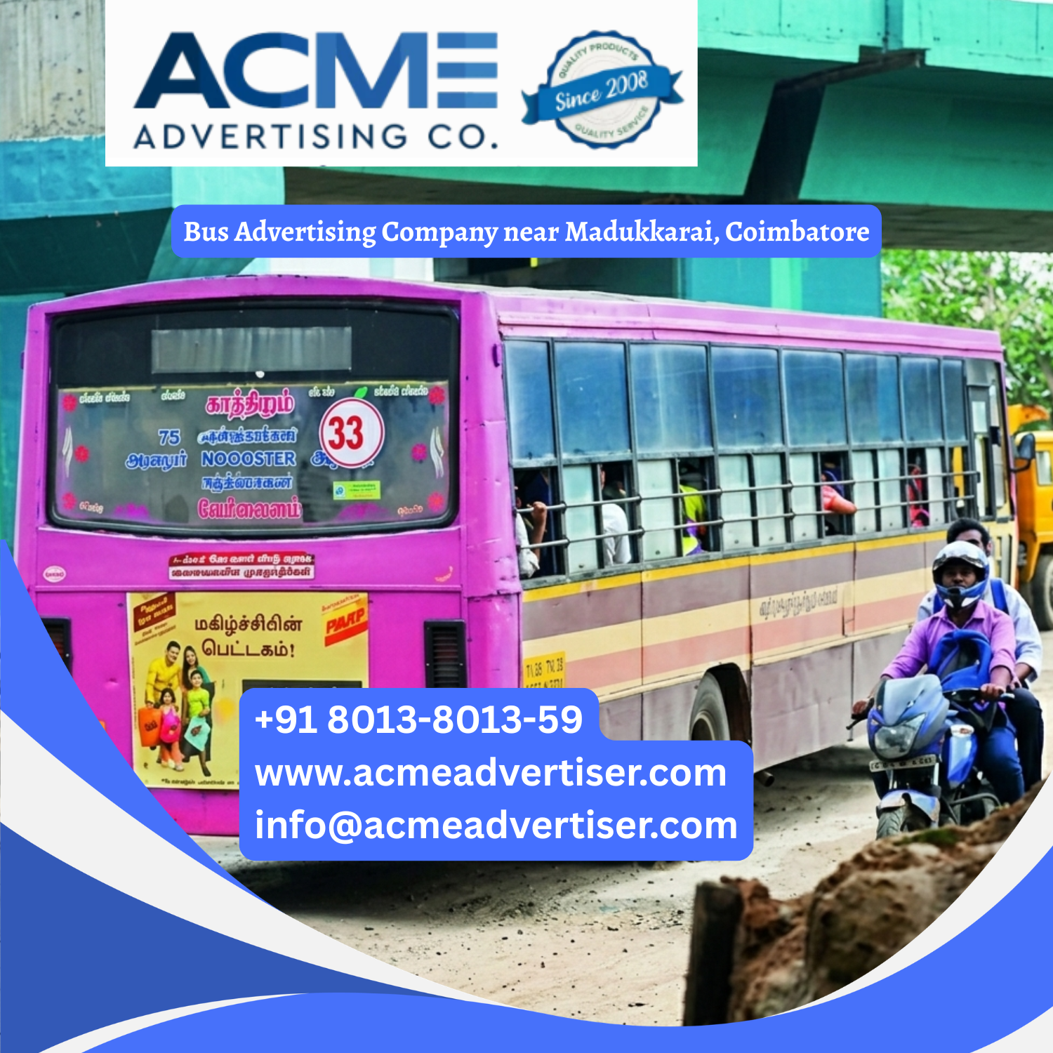 Bus Advertising Company near Madukkarai, Coimbatore - 