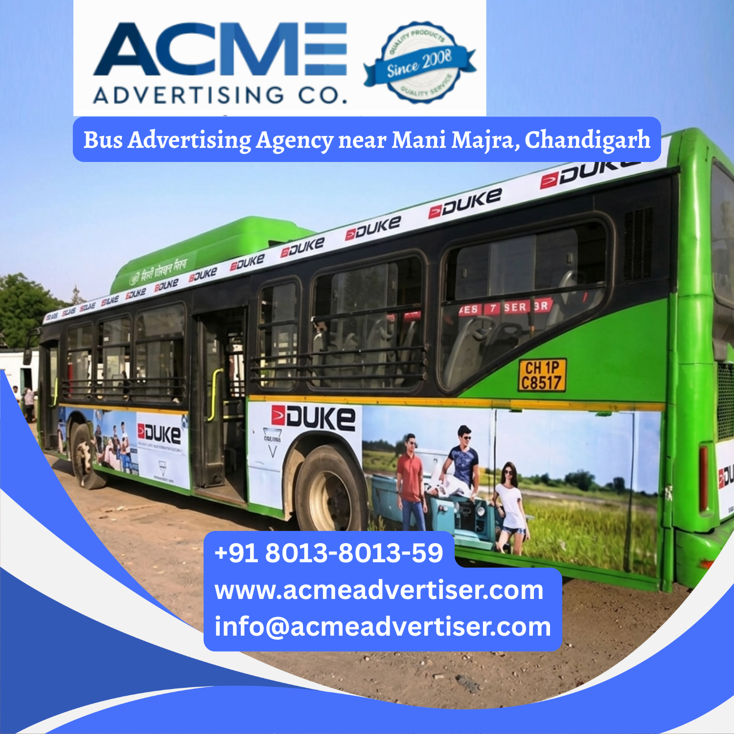 Bus Advertising Agency near Mani Majra, Chandigarh - 