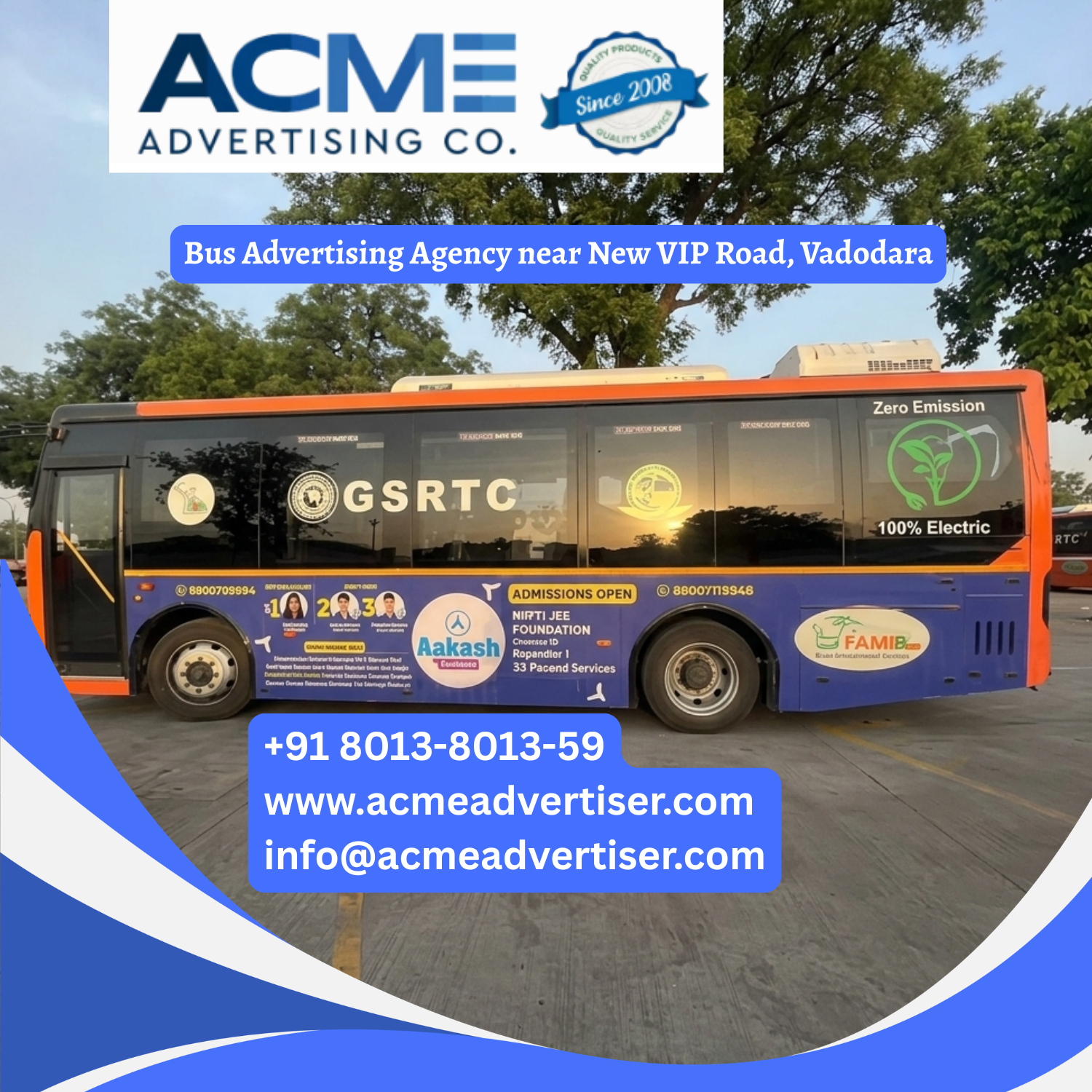 Bus Advertising Agency near New VIP Road, Vadodara - 