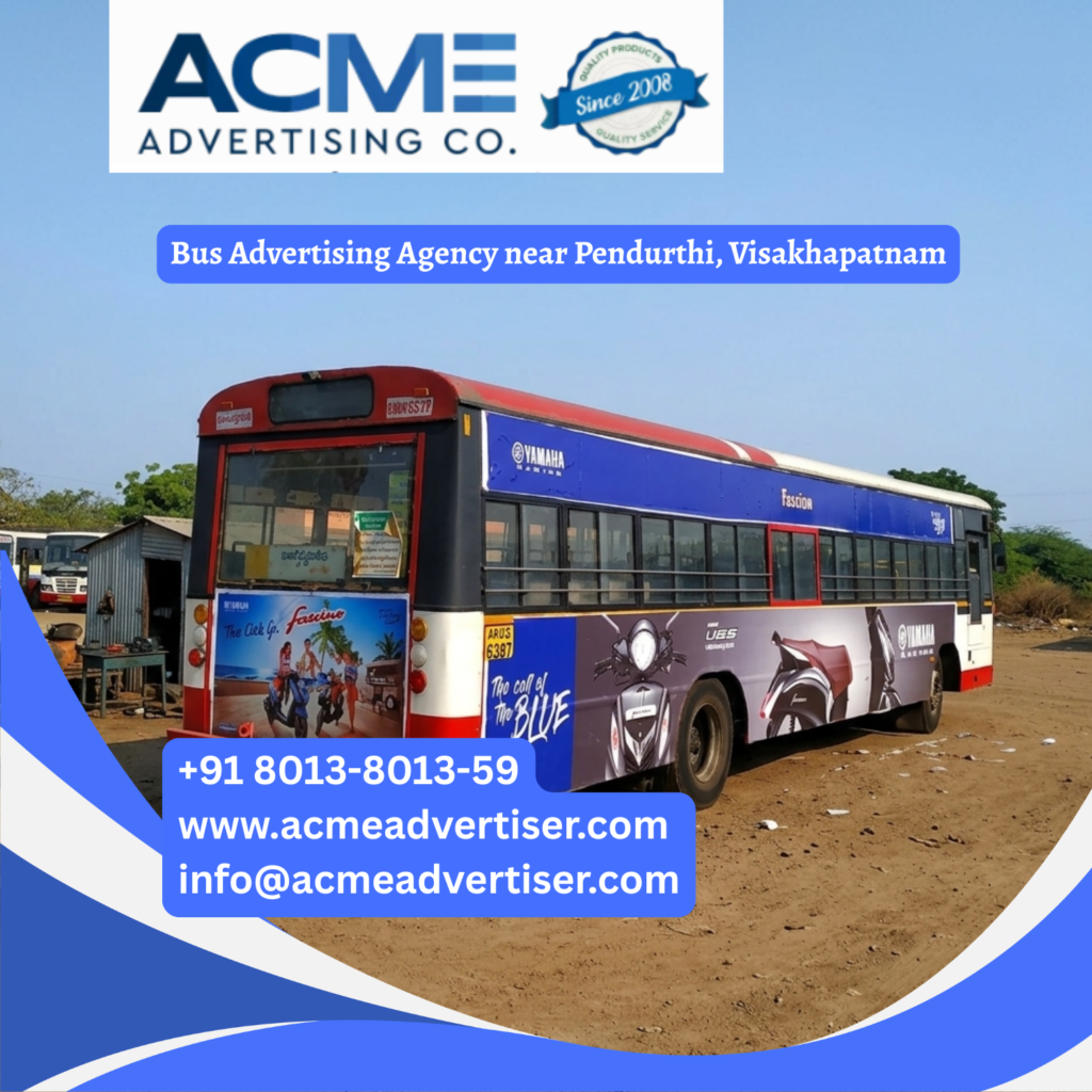 Bus advertising near Pendurthi, Visakhapatnam on branded buses across routes
Bus Advertising Company near Chinhat, Lucknow