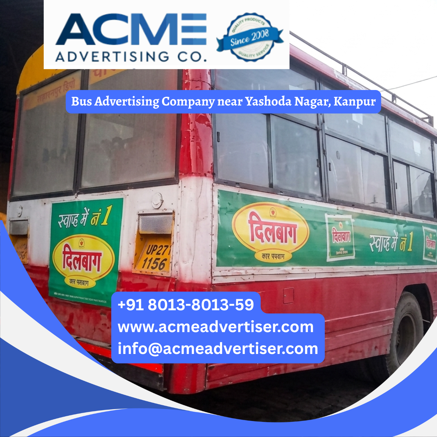 Bus Advertising Company near Yashoda Nagar, Kanpur - 