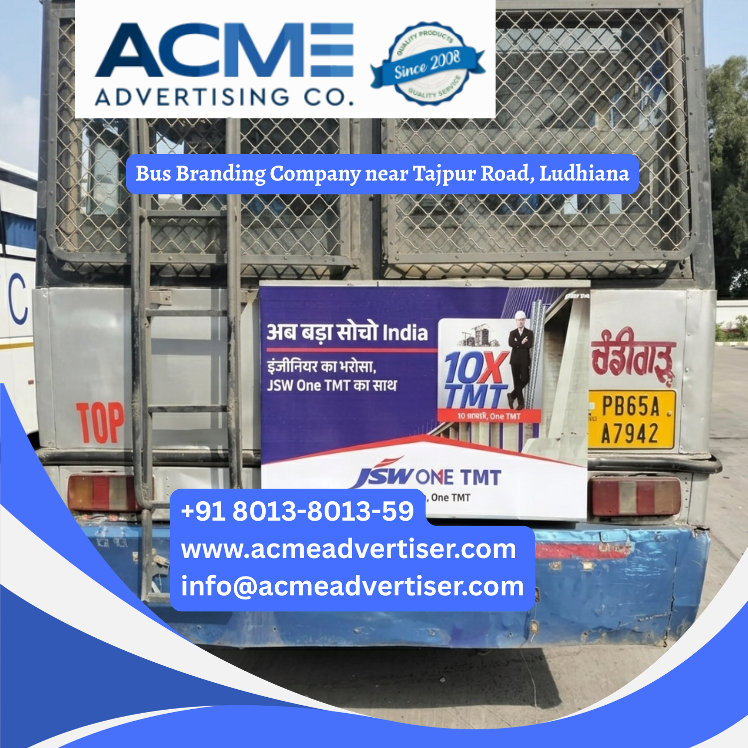 Bus Branding Company near Tajpur Road, Ludhiana - 
