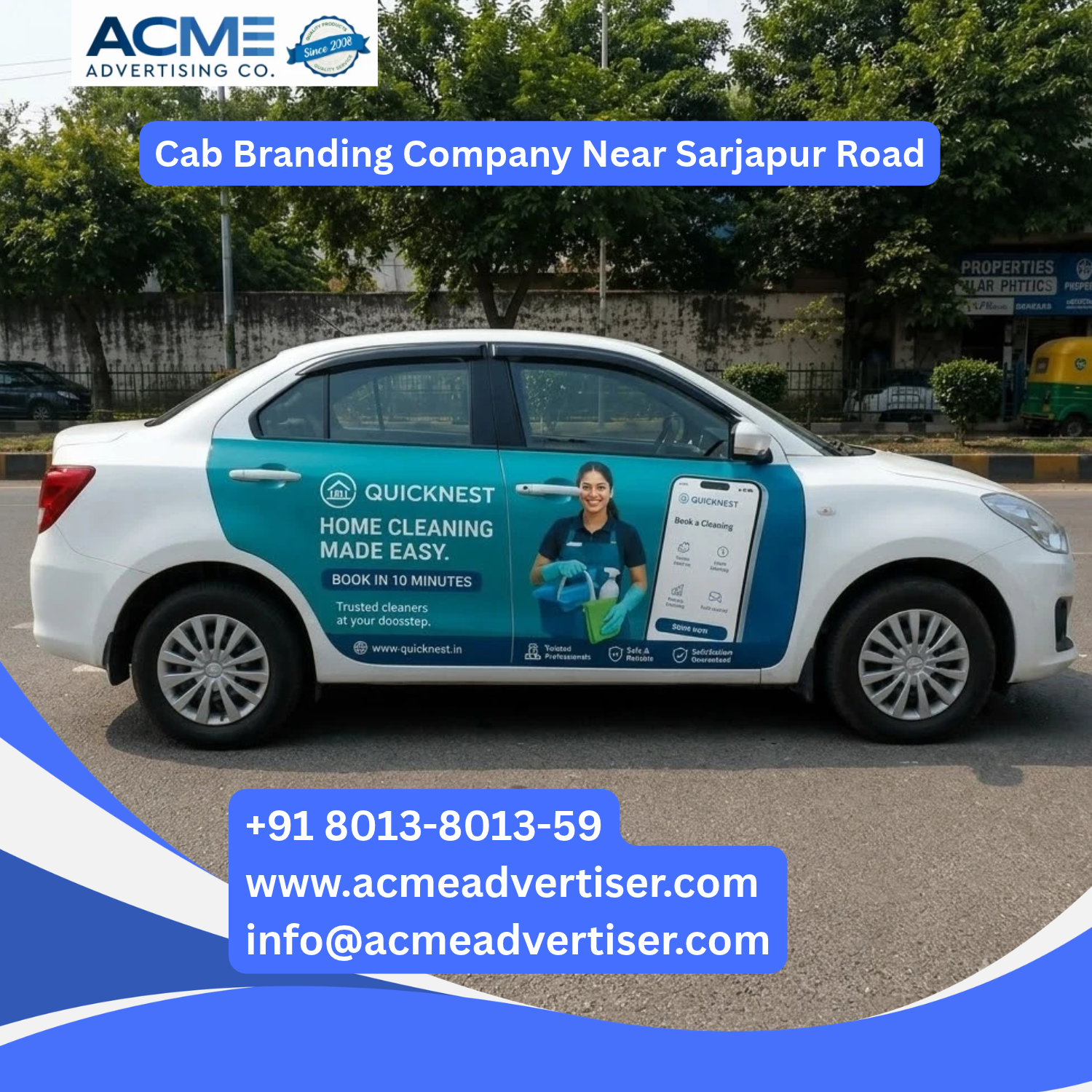 Cab Branding Company Near Sarjapur Road - 