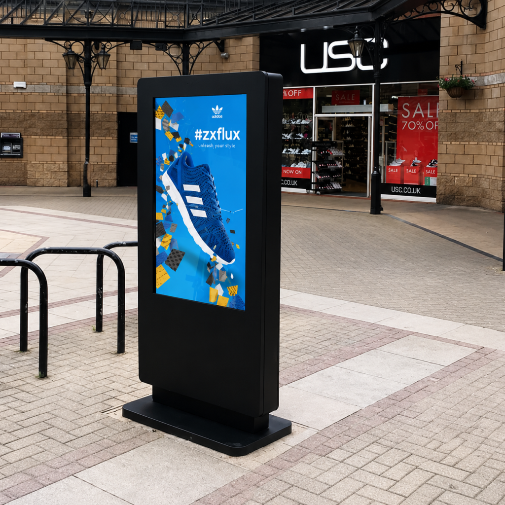 Digital screen advertising campaign delivering animated advertisements to commuters and pedestrians.
Digital Screen Advertising in Mohan Nagar, Ghaziabad 