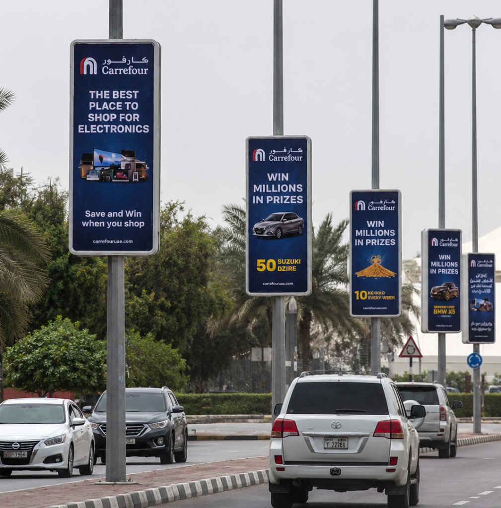 pole kiosk highway hoarding acme advertising