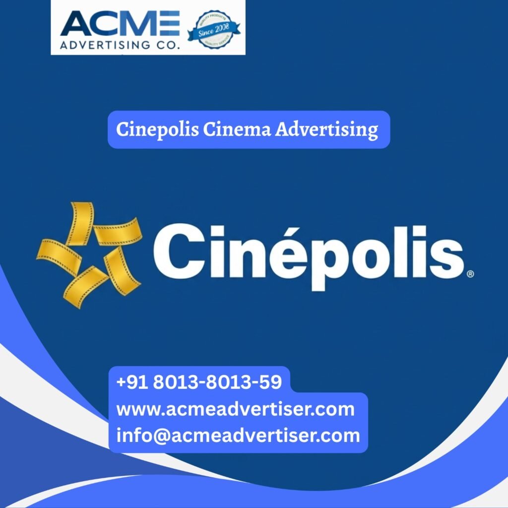 Cinepolis cinema advertising with branded screens, lobby displays and theatre ads Carnival Cinema Advertising Agency in Ansal Plaza Mall, Uttar Pradesh Carnival Cinema Advertising Company in Surmandir Entertainment Complex, Gujarat Carnival Cinema Advertising Agency in Kessel Mall, Haryana Carnival Cinema Advertising Agency in Rockline Mall, Karnataka Carnival Cinema Advertising Company in Malhar Megha Mall, Madhya Pradesh
Carnival Cinema Advertising Company in Jagat Big Cinemas, Punjab