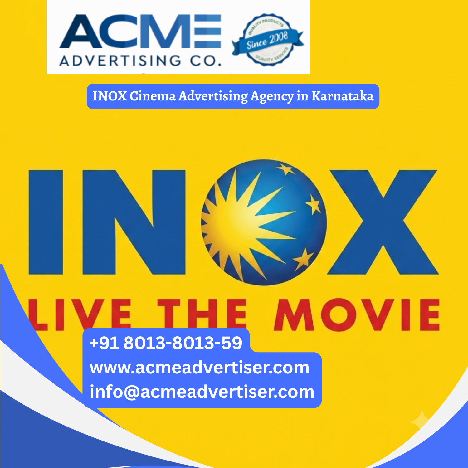 INOX Cinema Advertising Agency in Karnataka - 