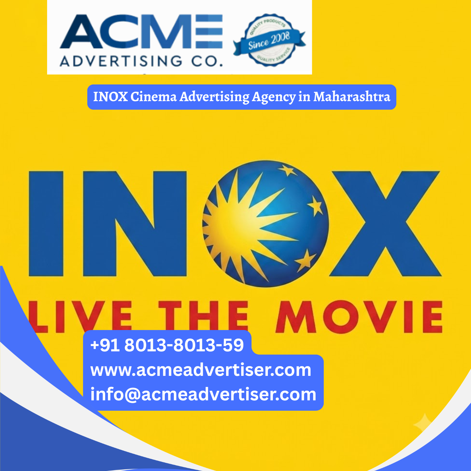 INOX Cinema Advertising Agency in Maharashtra - 