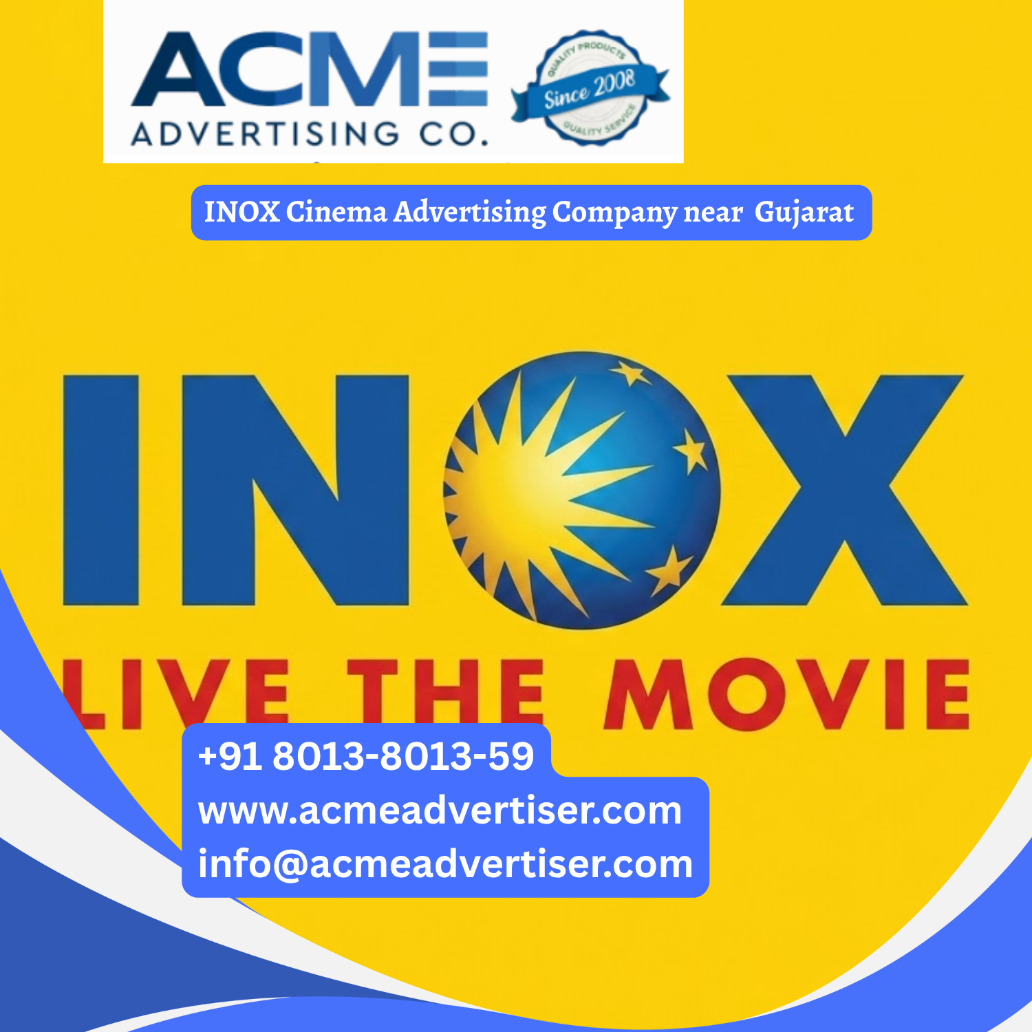 INOX Cinema Advertising Company near Gujarat - 