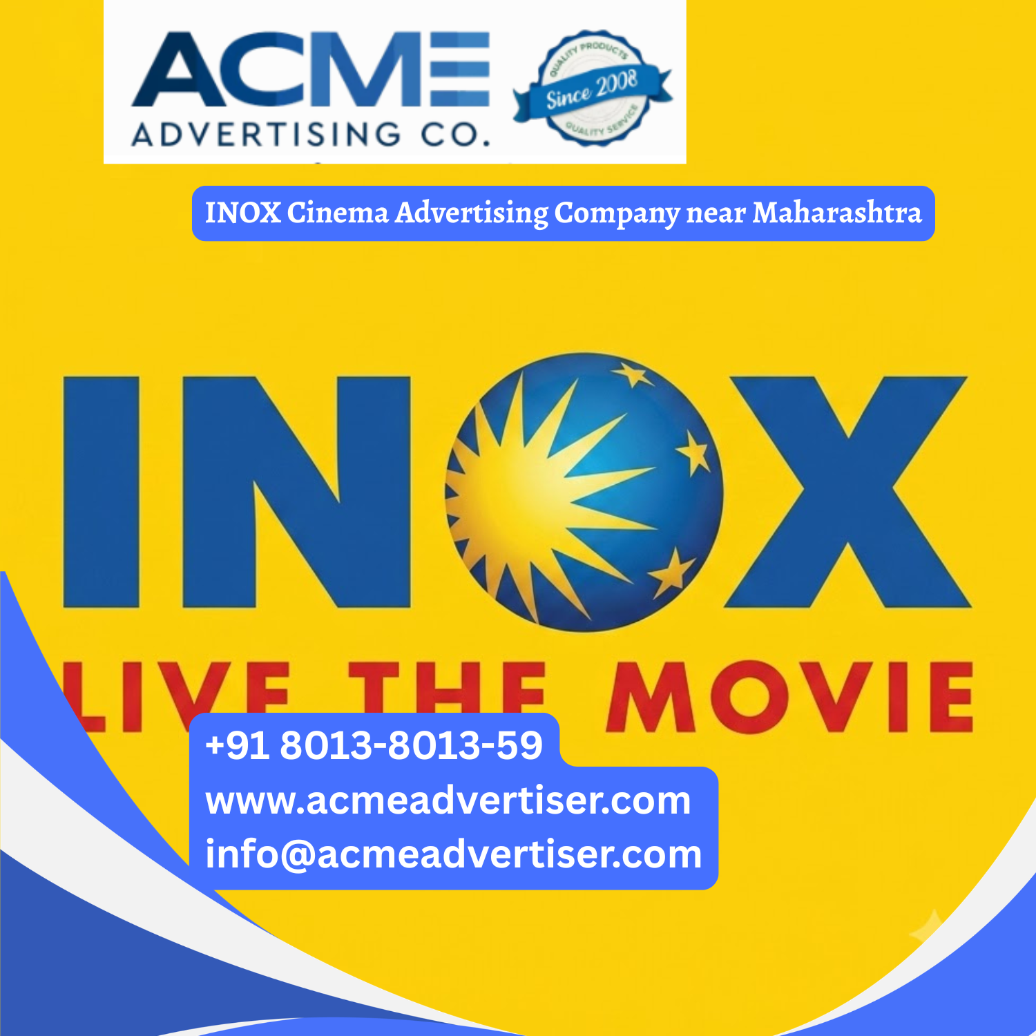 INOX Cinema Advertising Company near Maharashtra - 