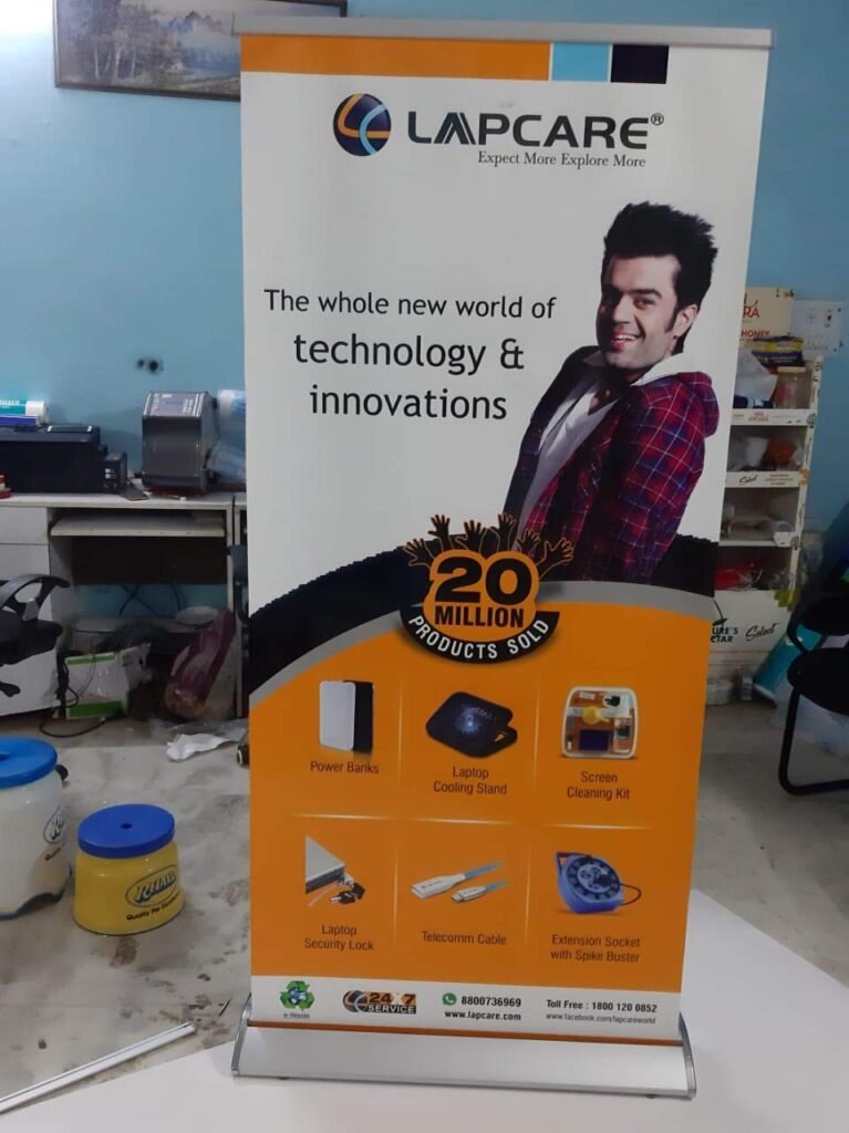 Luxury Standee Branding Services for attractive indoor brand displays