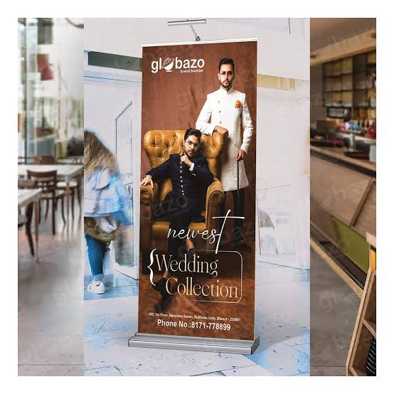 Luxury Standee Branding Services for high end product advertising
