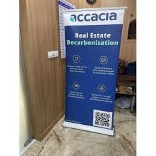 Luxury Standee Branding Services with elegant display for corporate events