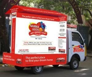 Mobile van used for a public awareness campaign in India
Mobile Van Branding in India