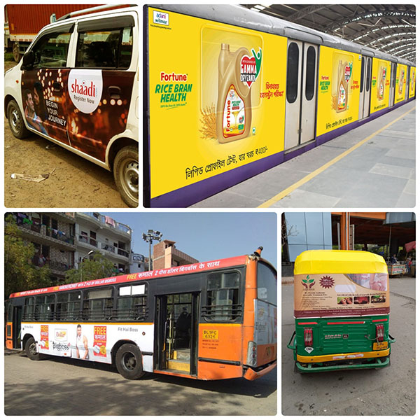 Transit Advertising company in India
