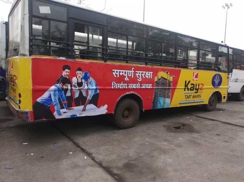 bus branding in Delhi