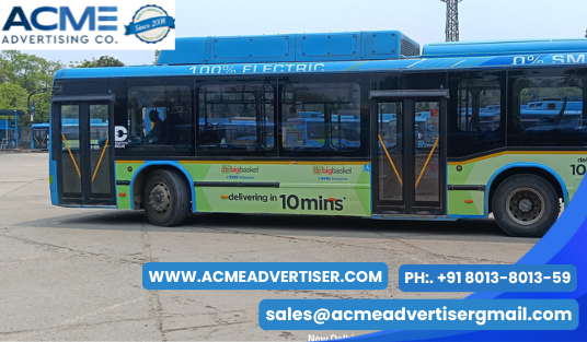 Bus branding campaign increasing brand reach and outdoor engagement