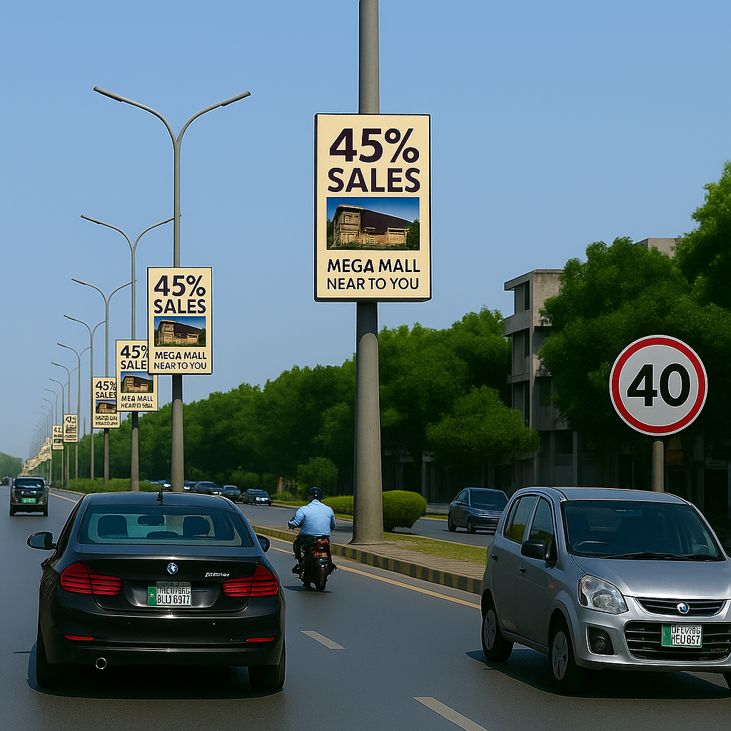 PoleKiosk advertising Company in Syphon Circle - Rajasthan