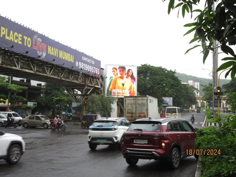 Kharghar Fountain mall Signal Fcg Highway to Utsav Chowk - Maharashtra - Kharghar Fountain mall Signal Fcg Highway to Utsav Chowk