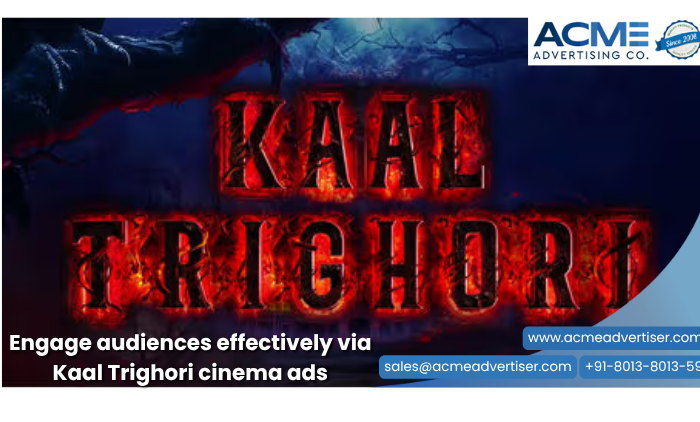 Boost your brand visibility through cinema ads on Kaal Trighori film Boost your brand visibility through cinema ads on Kaal Trighori film.