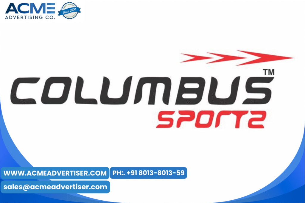 Current image: Case study and story telling of columbus sportz brand advertising with Acme advertising co.