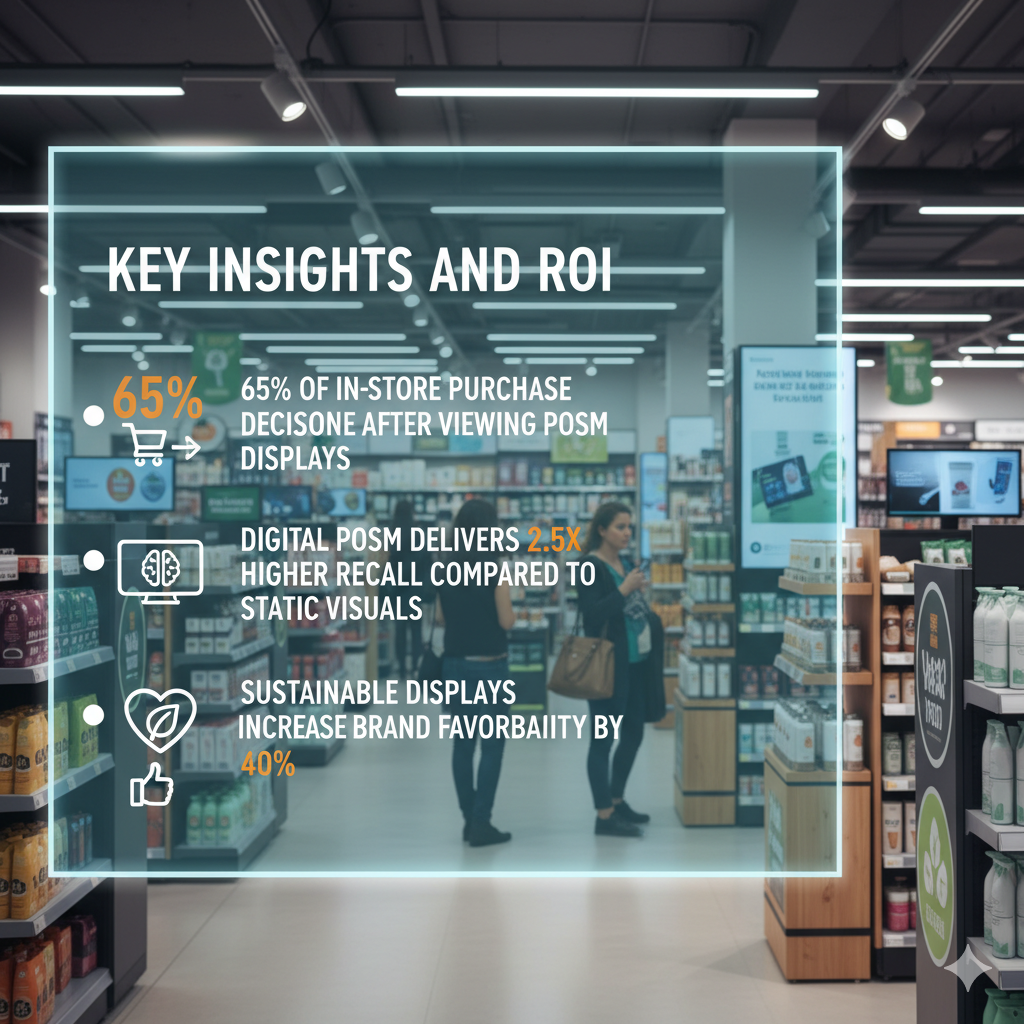 Key insights and ROI of posm and retail media
