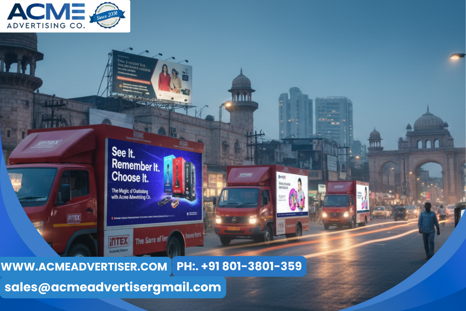 the best outdoor media brand advertsing service with Acme Advertising: Magic of Outdoor Advertising