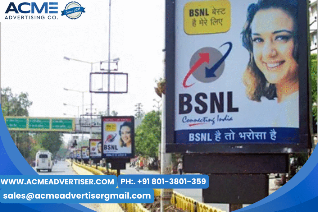 Top pole kiosk branding in india Acme Advertising co.