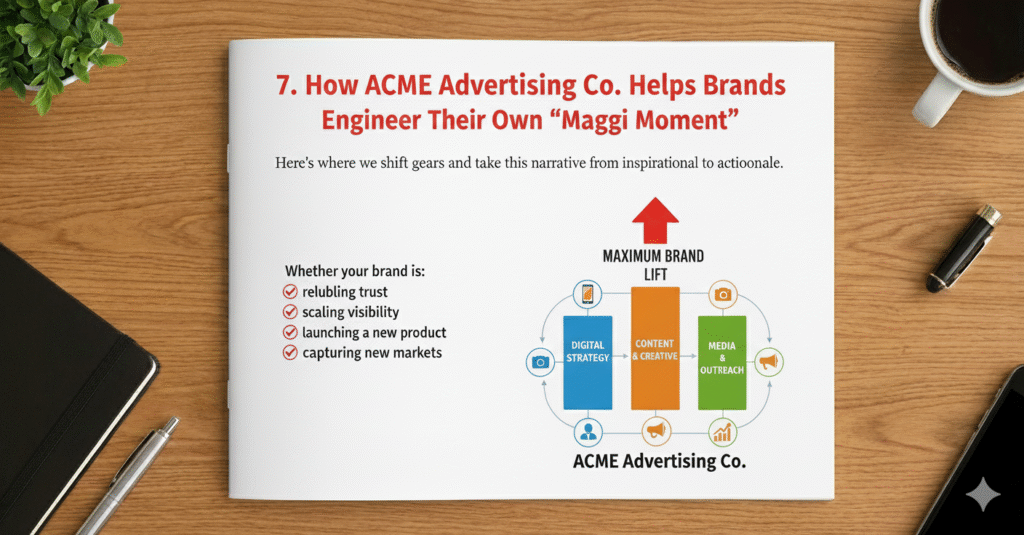 maggi ACME Advertising Co. Helps Brands