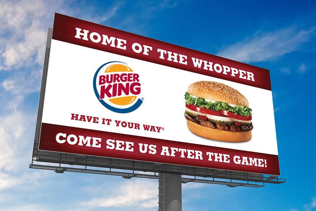 Burger King Billboard Design