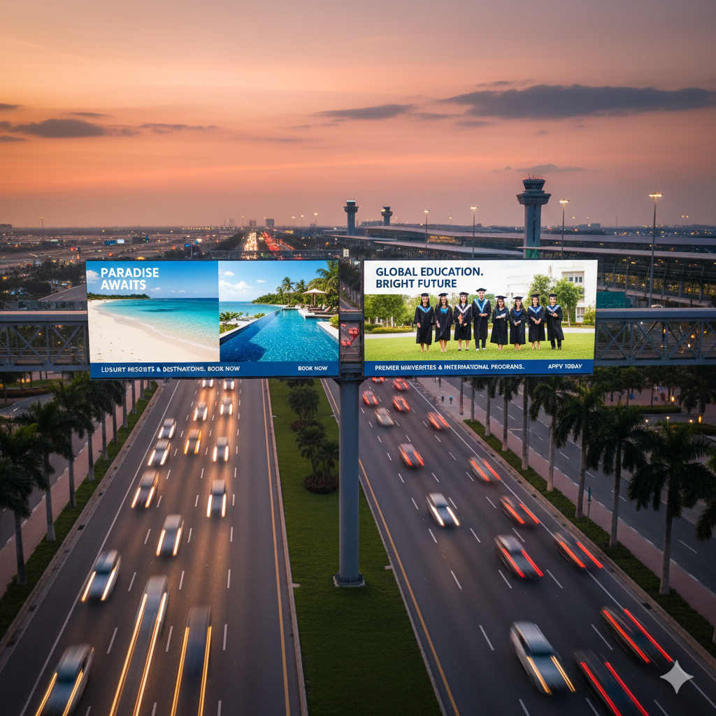 Industries That Win Big with Airport Billboard Ads