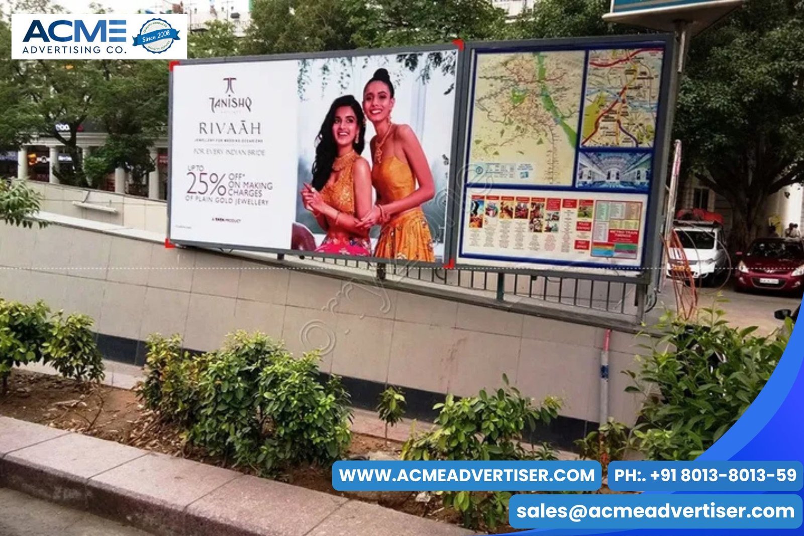 Outdoor Advertising agency in delhi with acme advertising co.
