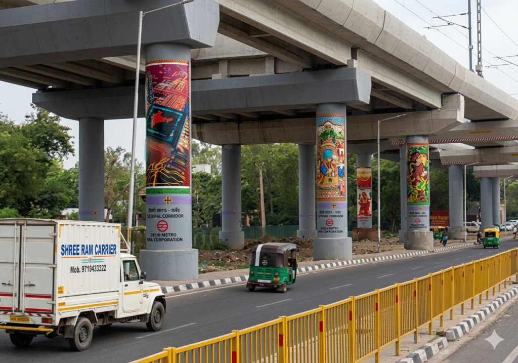 Badkhal Mor Faridabad is an Ideal Location for Polekiosk Advertising acme advertising