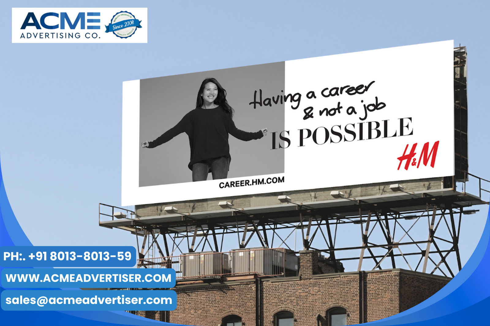 Case Study H&M Brand advertising with Acme Advertising Co