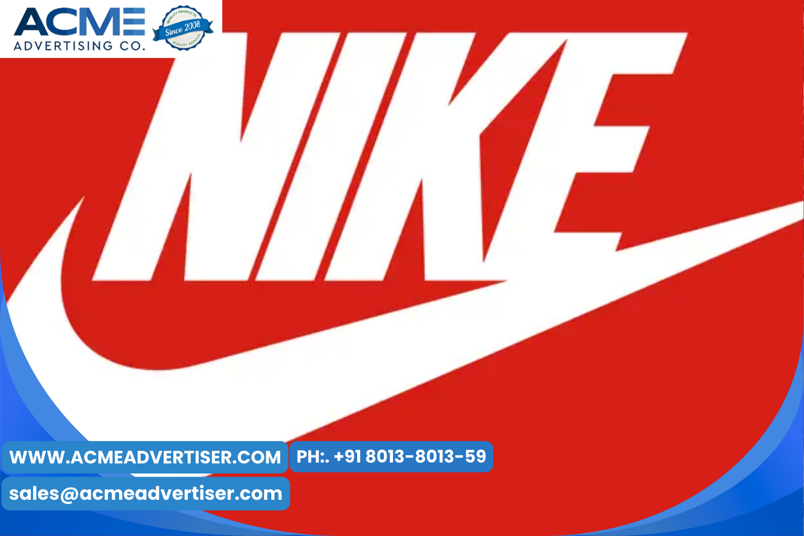Nike case study with Acme Advertising Co