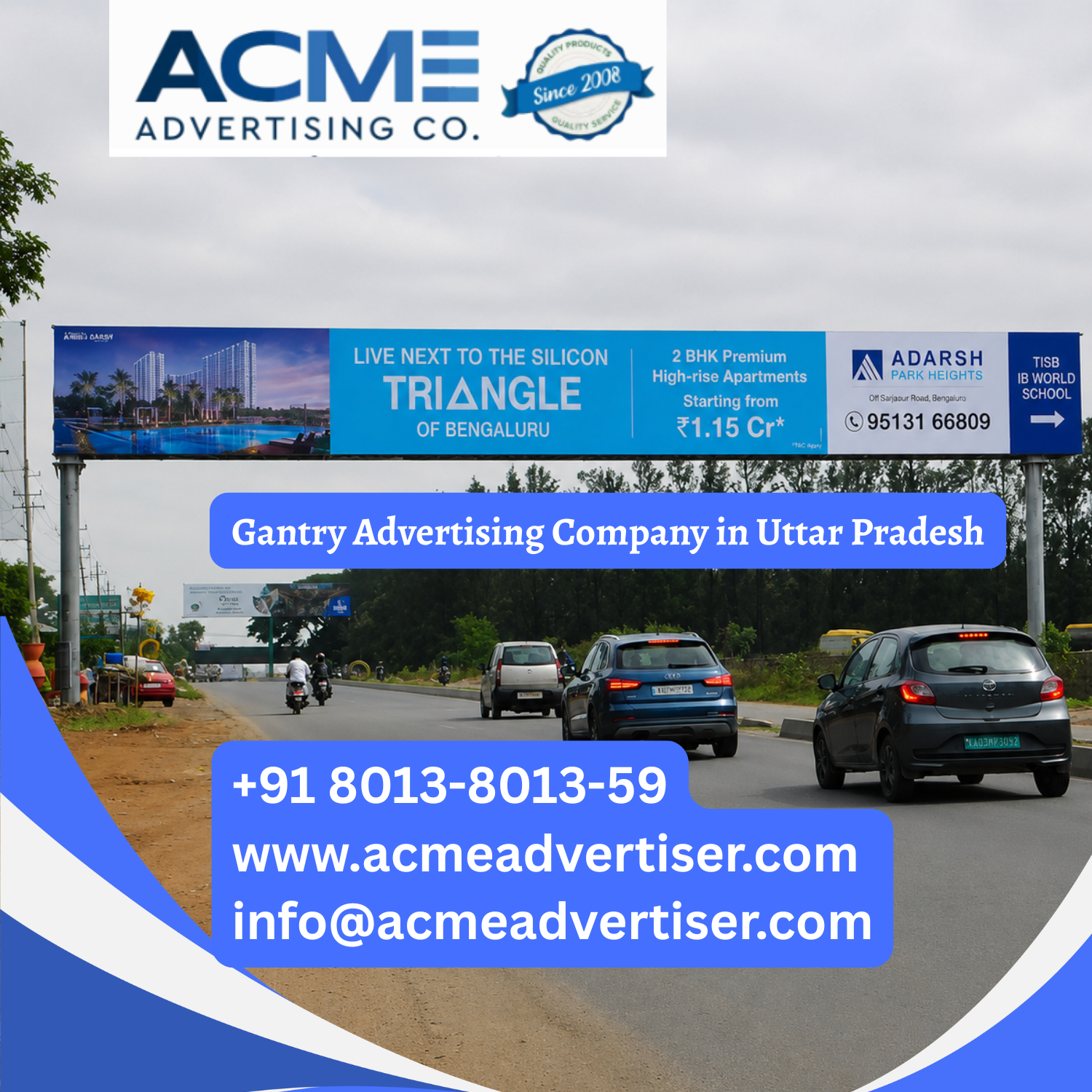 Gantry Advertising Company in Uttar Pradesh - Ghaziabad