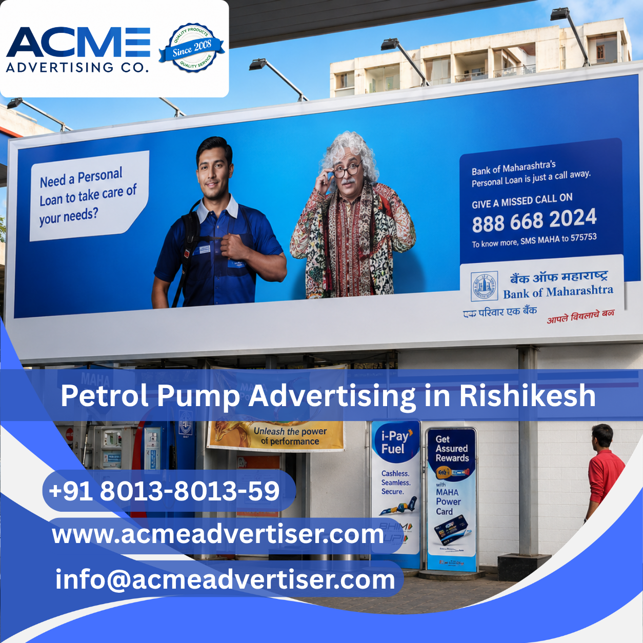 Petrol Pump Advertising Company in Rishikesh - Uttarakhand