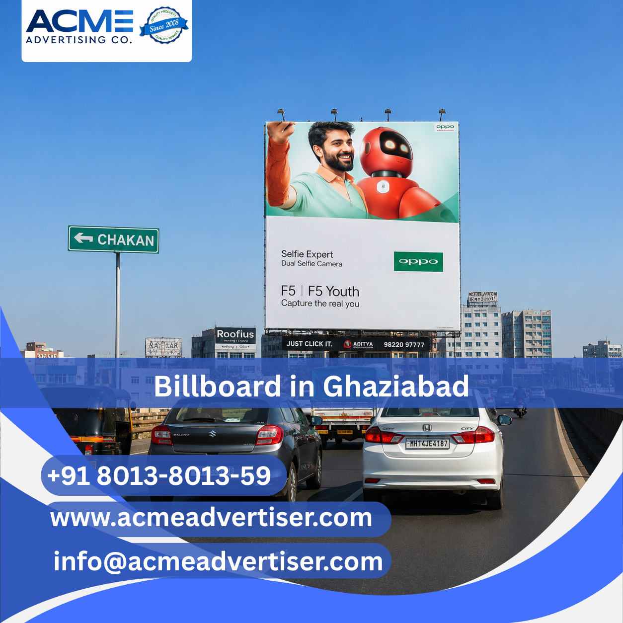 Billboard Agency in Dabur Chowk To Anand Vihar (Near Pacific Mall), Ghaziabad - Ghaziabad