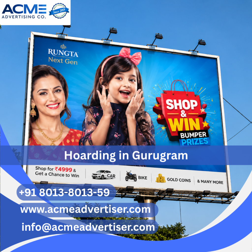 Hoarding Advertising Company in Cyber City, Gurugram | ACME Advertising Co.
