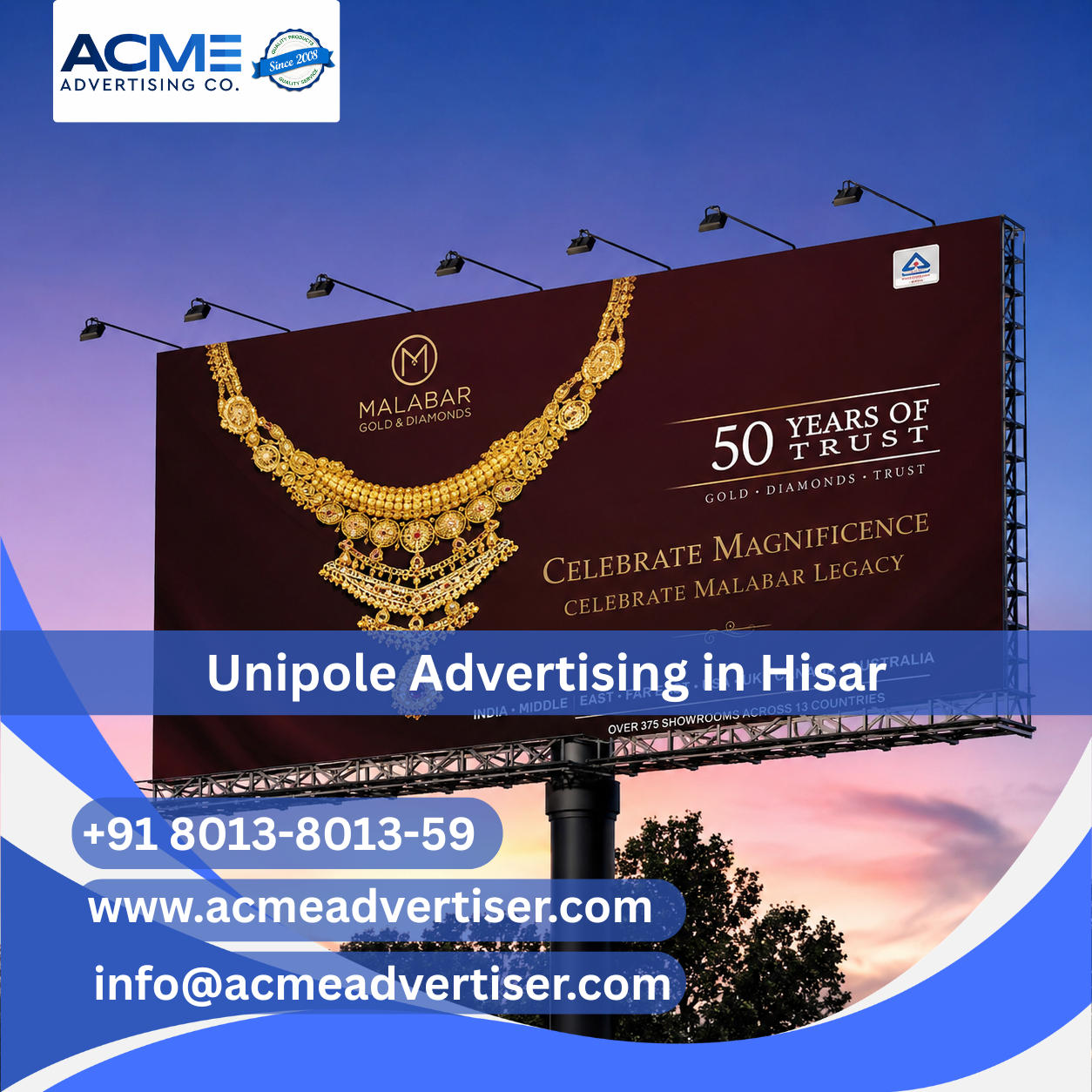 Unipole Advertising Company in Opp. Bus Stand Hisar, Haryana - Haryana