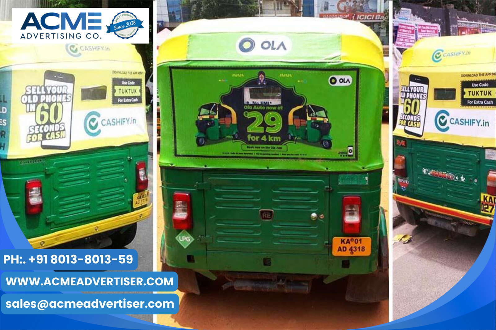 auto advertising agency in india with Acme Advertising Co