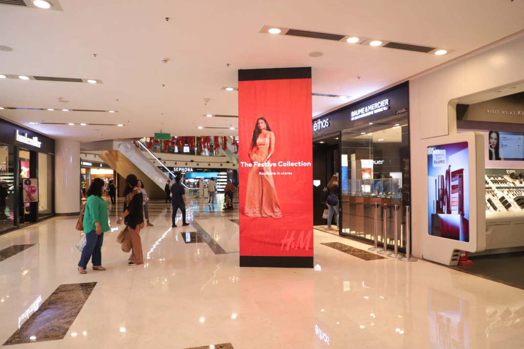 H&M integrates smart mirrors and tech-enabled fitting rooms, allowing customers to: