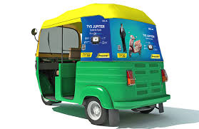 Auto rickshaw advertising is not loud. It doesn’t interrupt. It simply exists where people already are