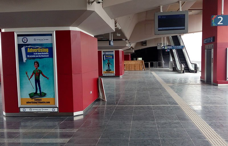 Metro Station Advertising In Vasant Vihar, Delhi - 
