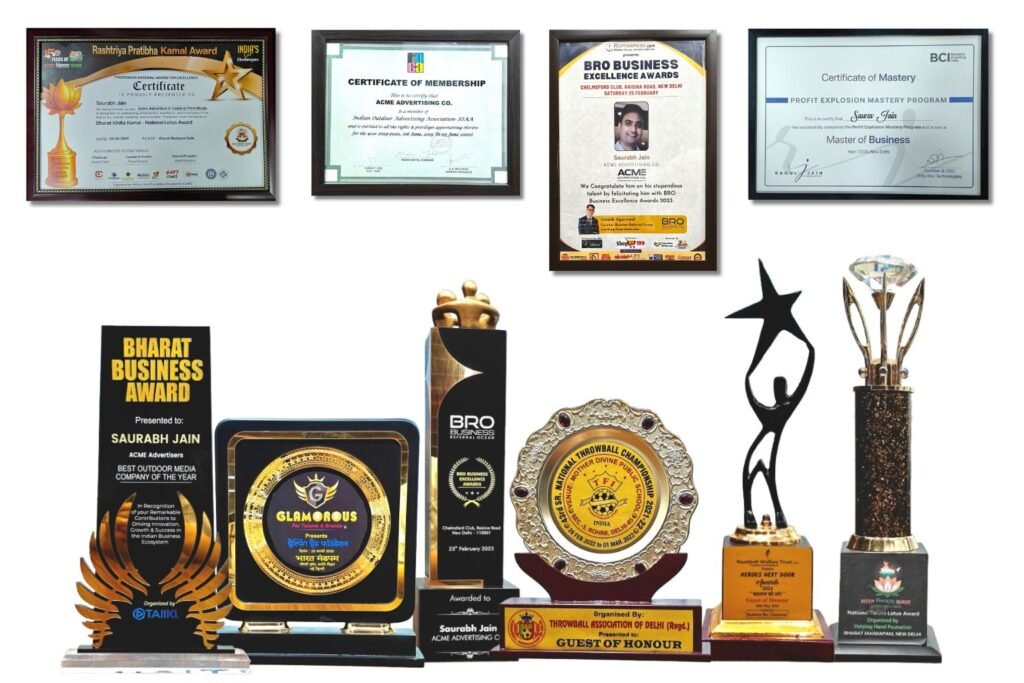 Acme advertising co. awarded and certified